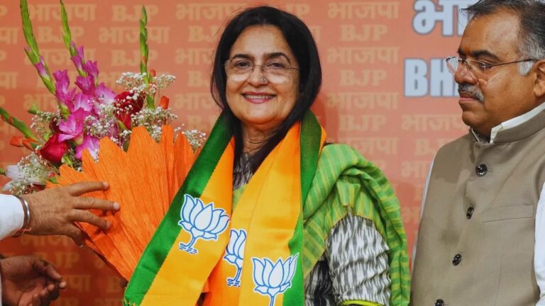 Rajya Sabha By-Election: Kiram Chaudhary Files Nomination from Haryana, Receives Support from Rebel JJP Leaders