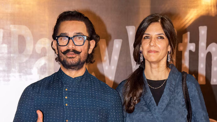 Aamir Khan and Gauri Spratt
