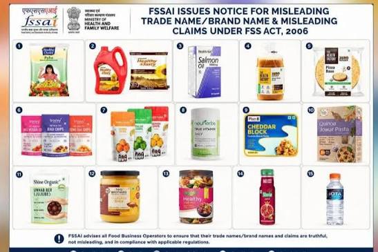 FSSAI Cracks Down on Misleading ‘Healthy’ Food Claims, Issues Notices to 8 Brands